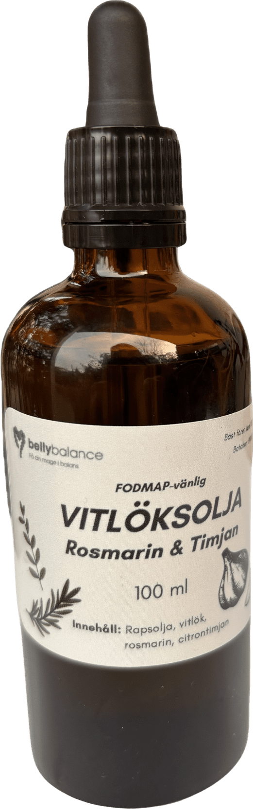 Vitlöksolja med rosmarin och timjan från Belly Balance