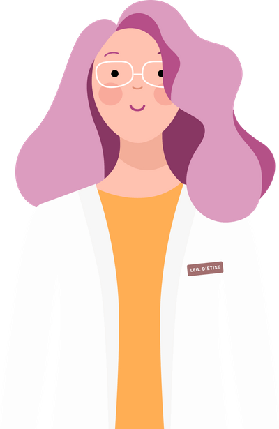  Image of a cartoon female in lab coat 