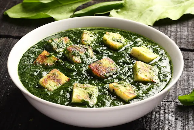 Recept-Palak paneer med tofu Image of Spinach and paneer with tofu