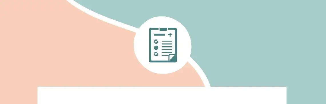 Artikel/diagnosen IBS Illustration of a paper with writing on it, Diagnosen IBS