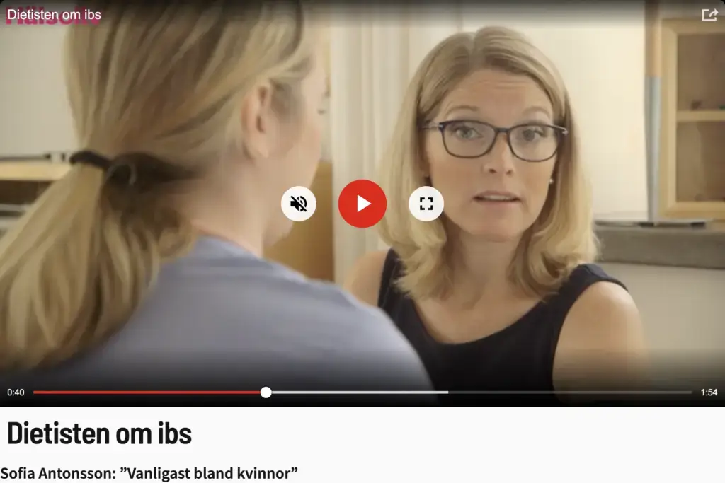 Sofia berättar om IBS i Expressen
