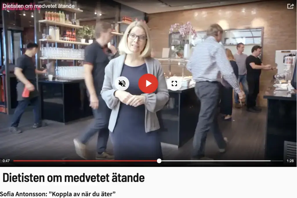 sofia pratar om IBS och mat