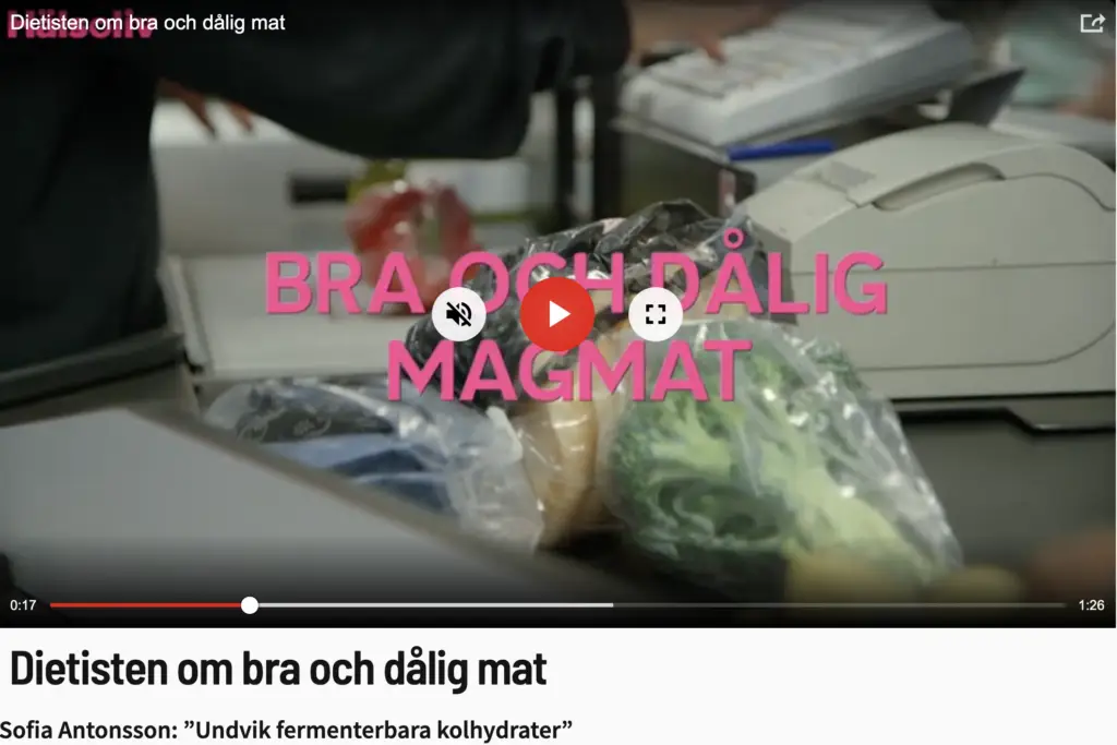 Om bra och dålig mat