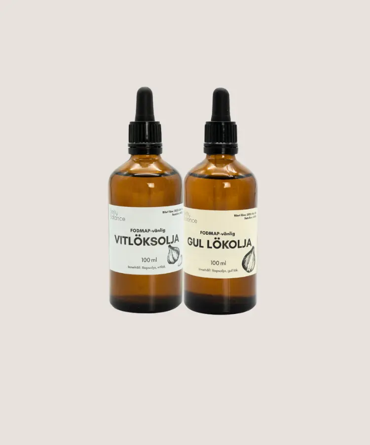 Oljepaket! Vitlöksolja 100 ml & Lökolja 100 ml