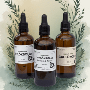 Stora Oljepaketet! Vitlöksolja & Lökolja & Vitlök m Rosmarin & Vitlök